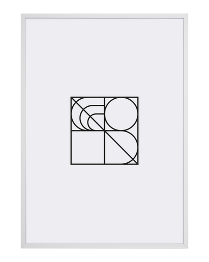White Wood frame