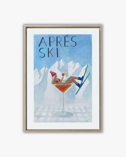 Aprés ski - original painting