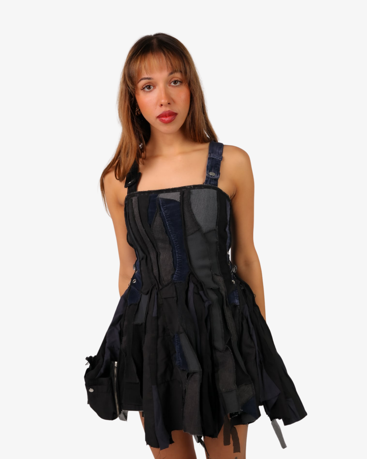 Asymmetrisk Flared Lille Kjole - Zero Waste