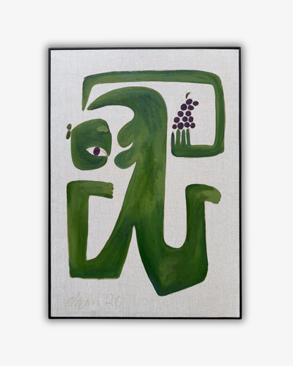 The woman in the vineyard - Original