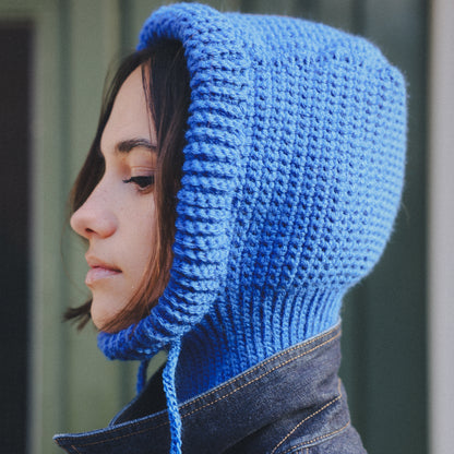 Balaclava hood MID BLUE