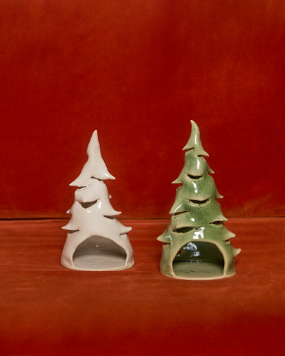 Christmas tree tea light lantern
