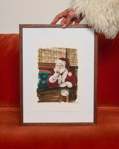 ”Tomten på AW” Original painting