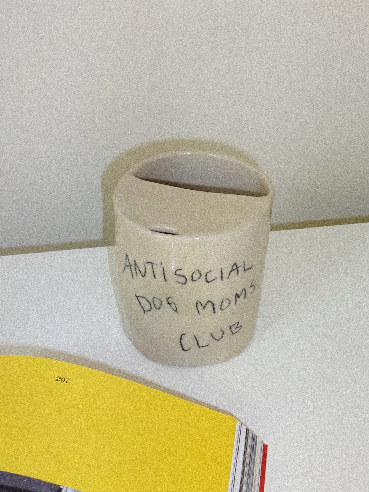 ANTISOCIAL DOG MOM TAKE AWAY CUP