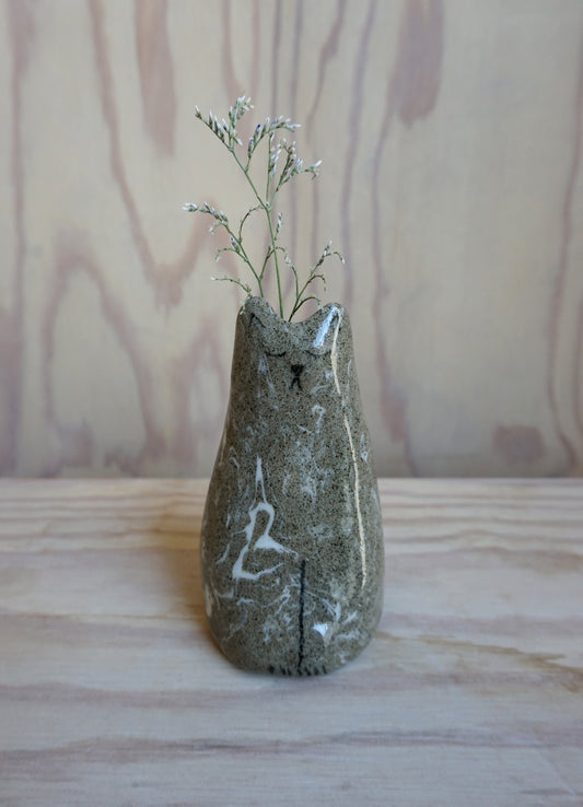 Cat vase - Grey
