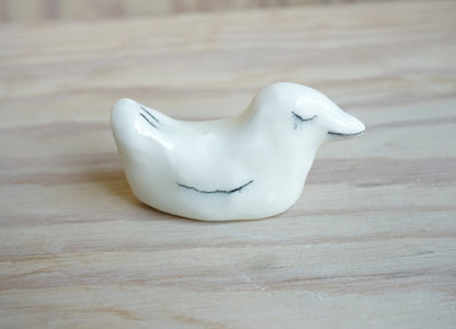 Bird sculpture 2 - White