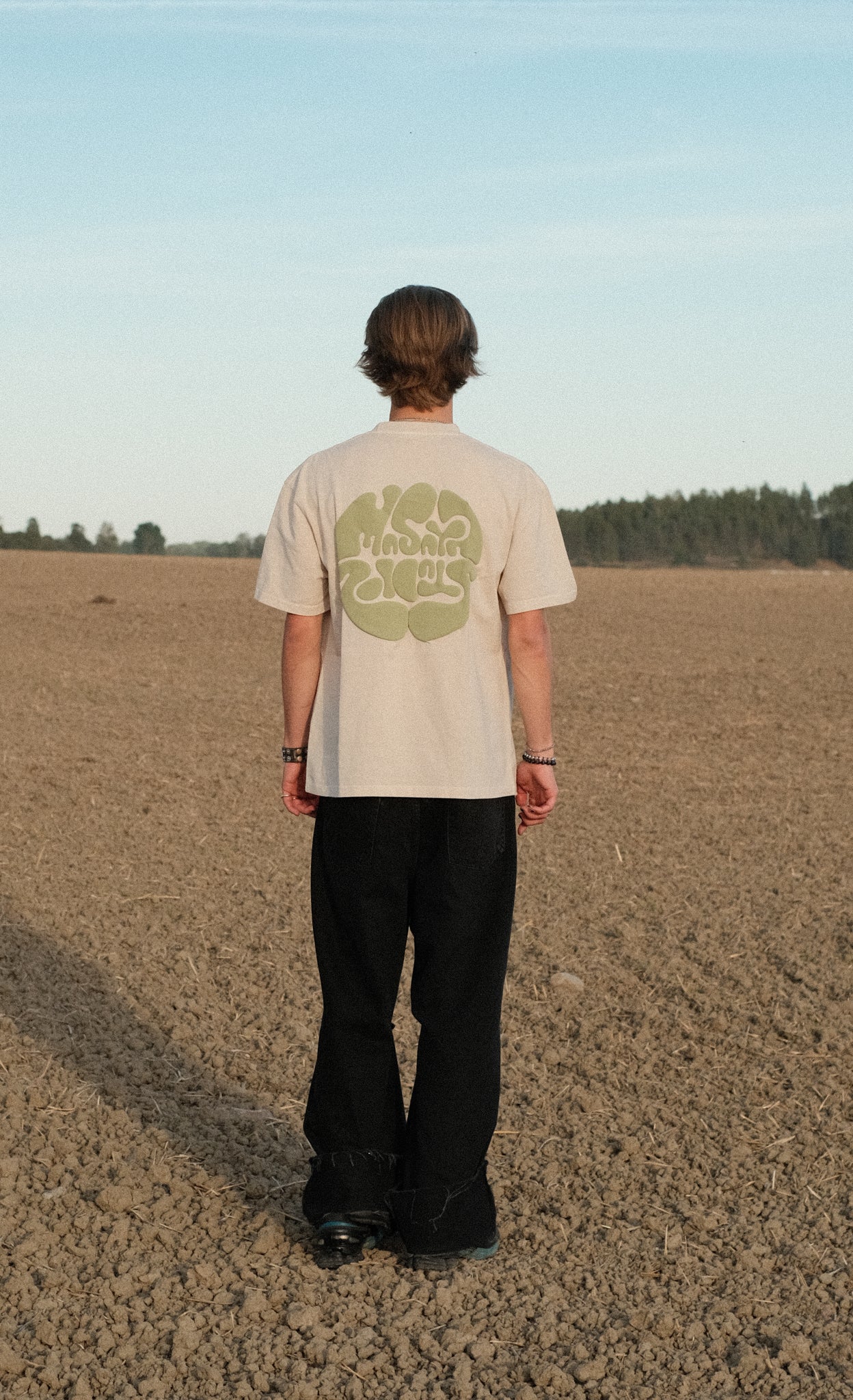 Beige Puffprint T-shirt