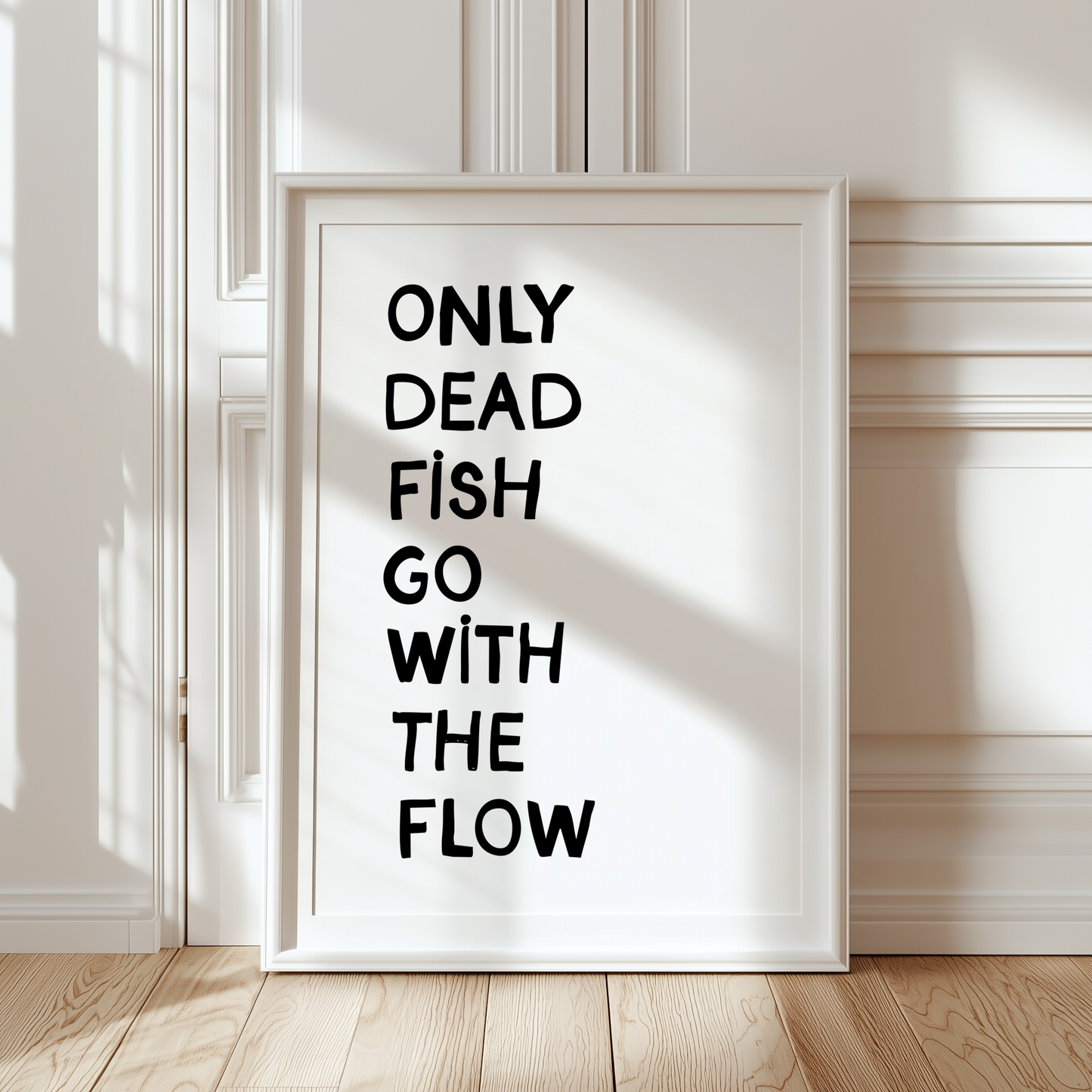 Only dead fish - Poster