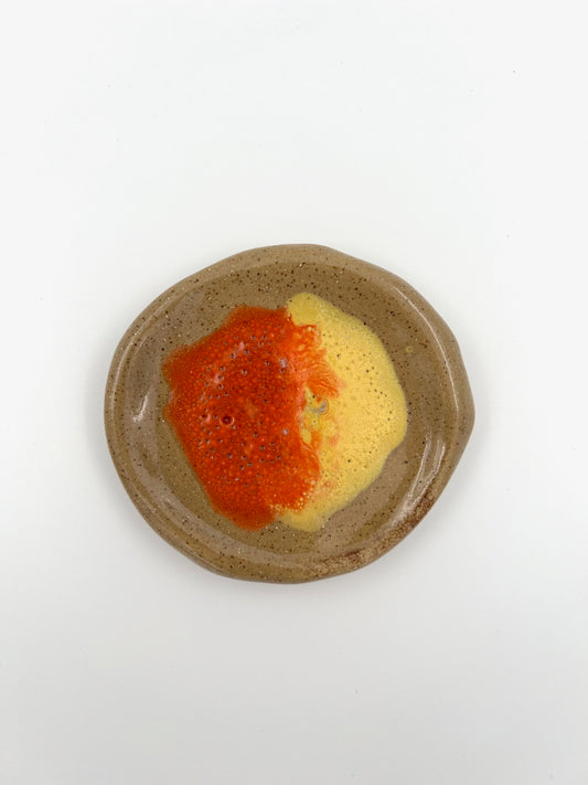 Mini plate - Yellow and orange