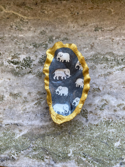 Florentina shell - Elephants (Grey)