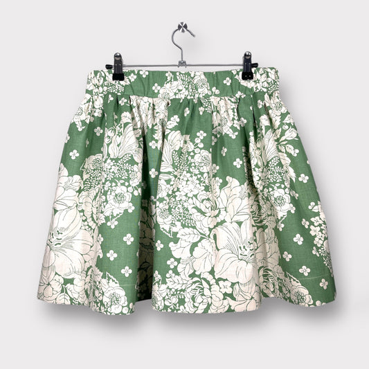 green short skirt