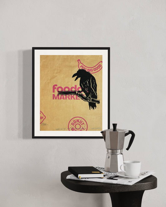 FEED ME (Linolium Print)