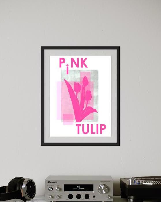 PiNK TULIP - Poster