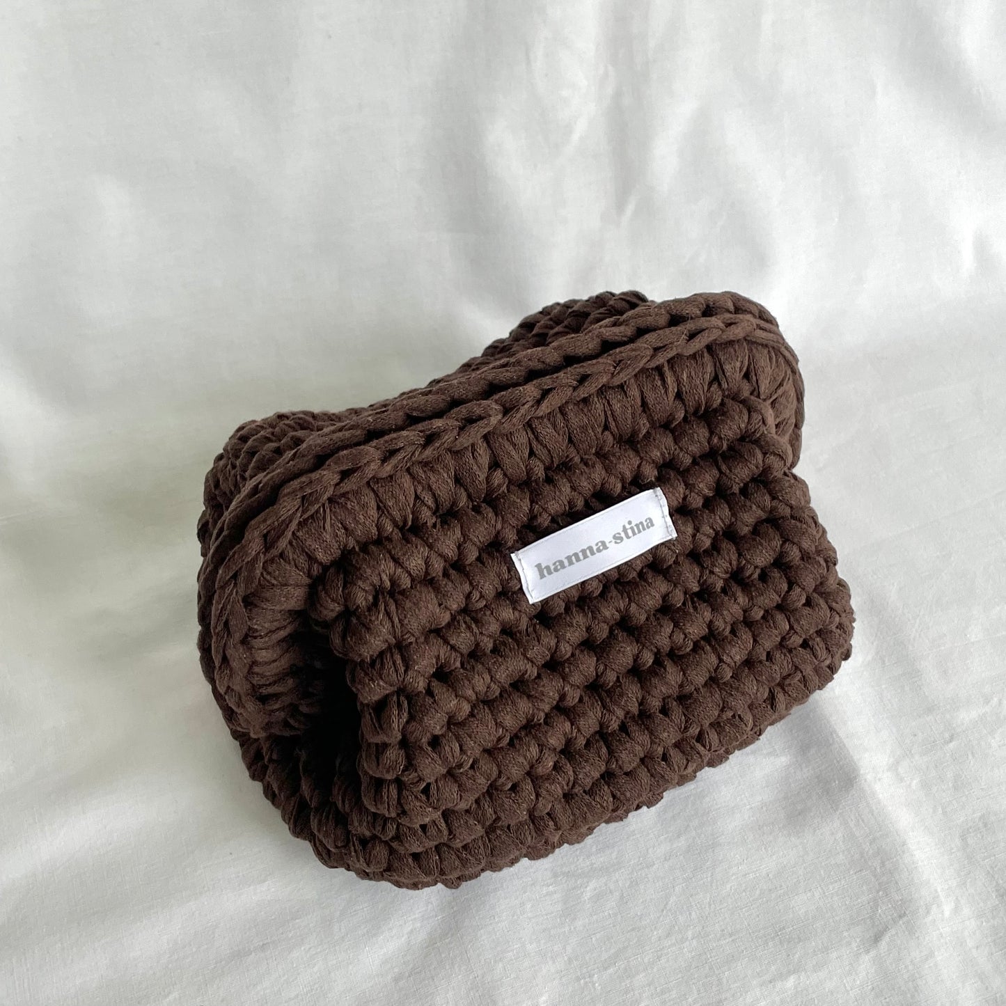 Ester Makeup bag Dark brown