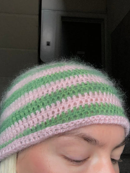 Hat - Green/Pink