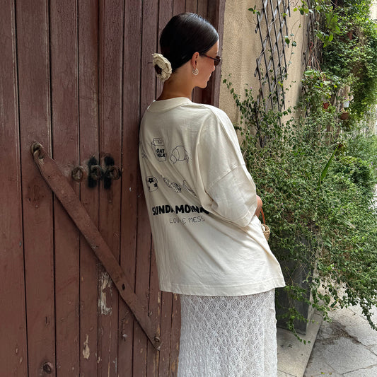 Sunday Mornings Natural T-shirt