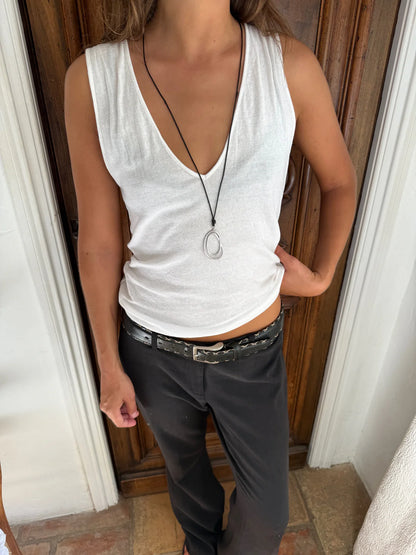 GRASSE - Silver Swirl Necklace
