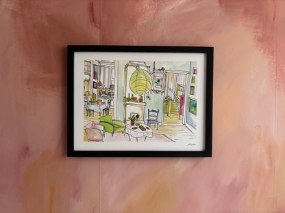 Malins Livingroom Print