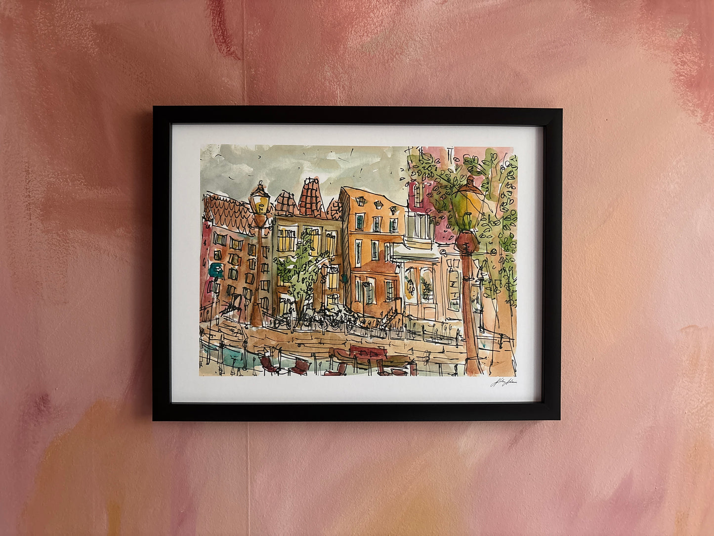 On The Streets Of Amsterdam Print