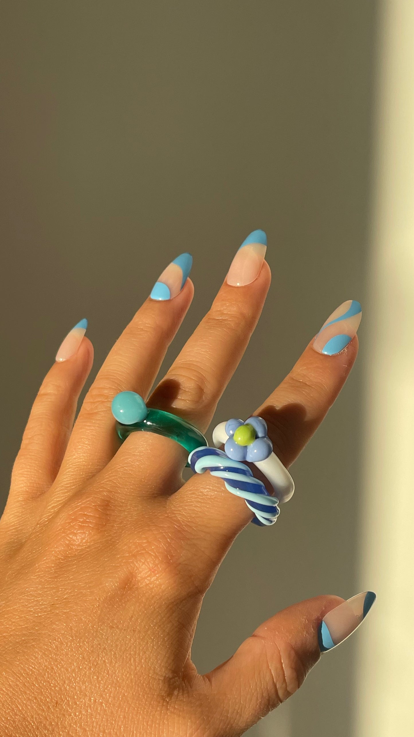 OCEAN BLUE ring