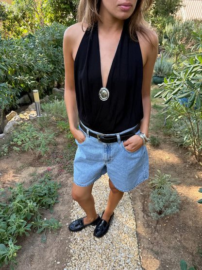 CANNES - Long silver Necklace