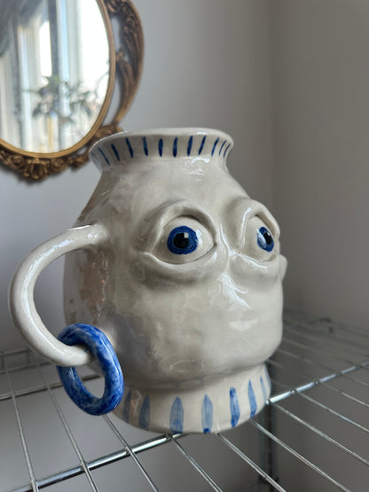 Evil eye vase