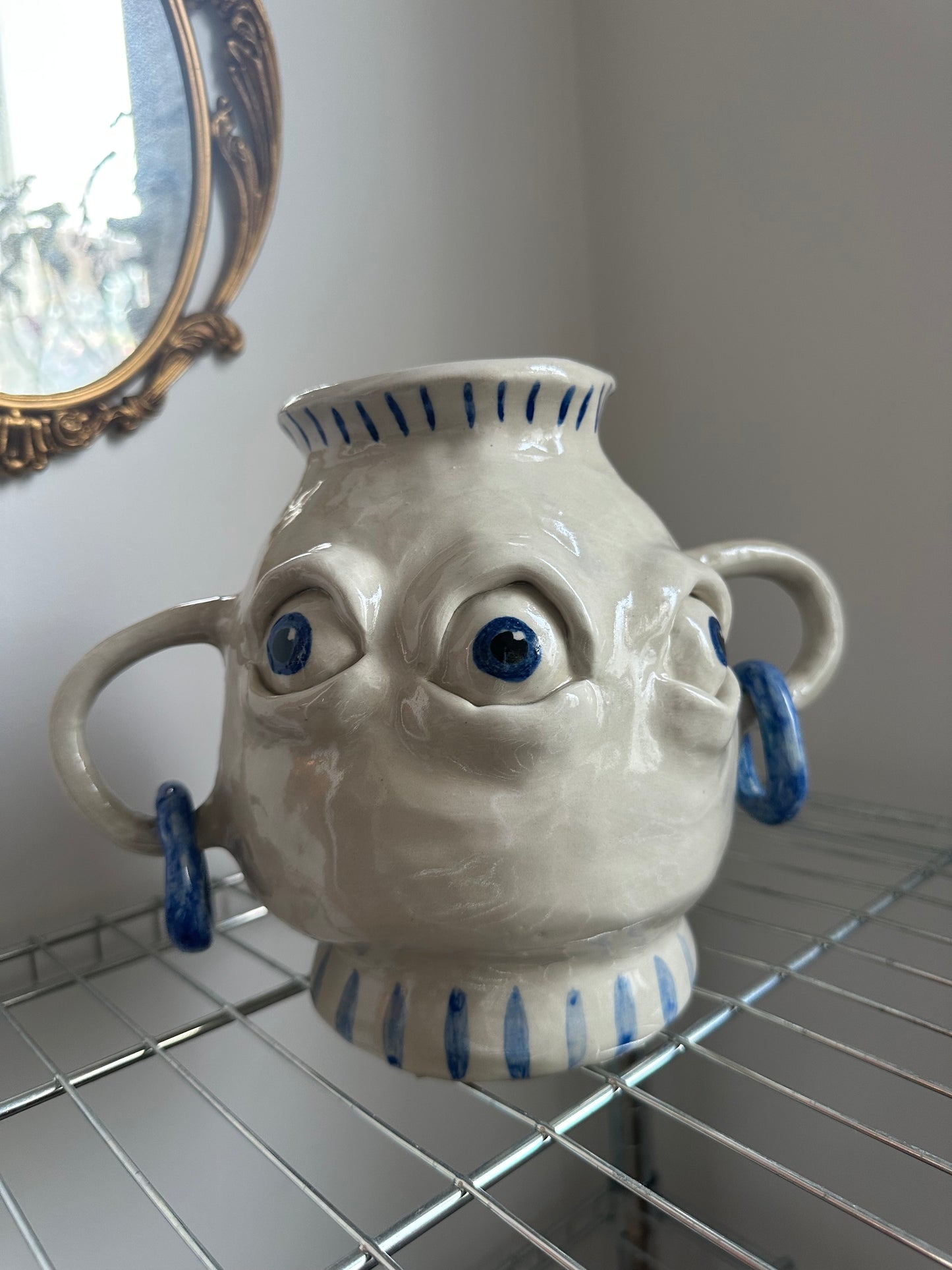 Evil eye vase