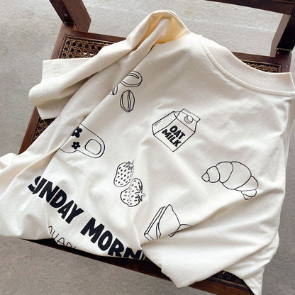 Sunday Mornings Natural T-shirt