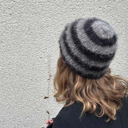 Naima Beanie - Black/Grey