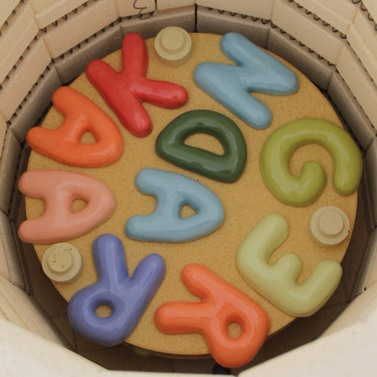 Handmade ceramic letters (Customizable)