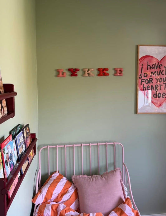 Bubbly Ceramic Letters (Free Delivery)