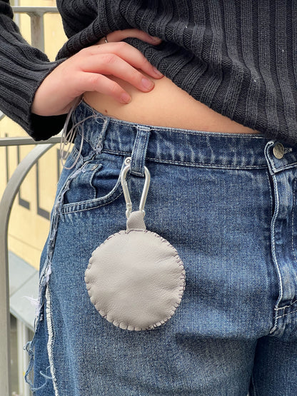 KEYCHAIN CIRCLE - LEATHER