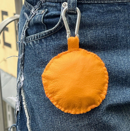 KEYCHAIN CIRCLE - LEATHER
