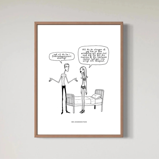 ACCORDING TO MY THERAPIST - PRINT