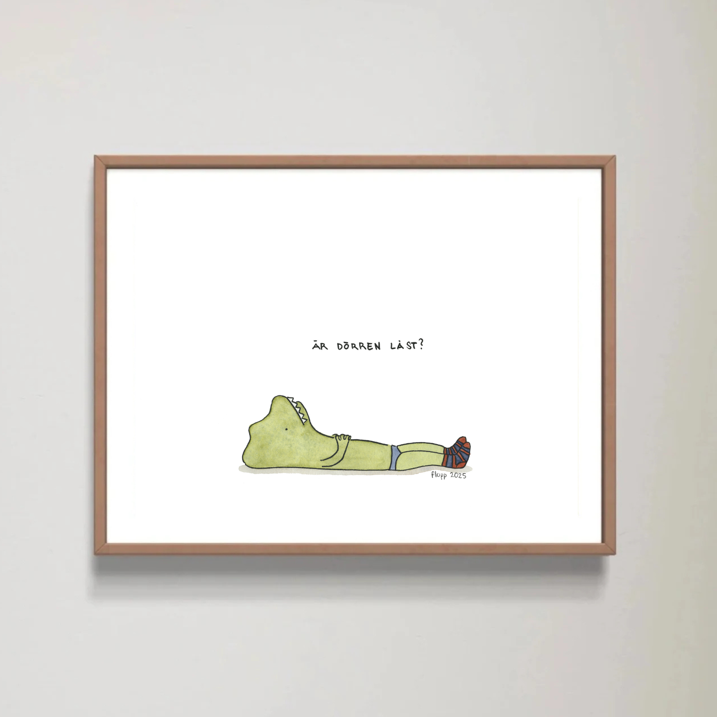 Är dörren låst? - Poster