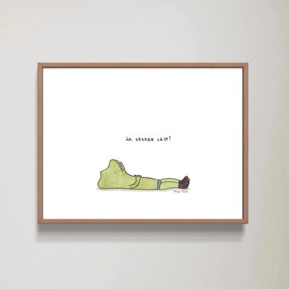 Är dörren låst? - Poster