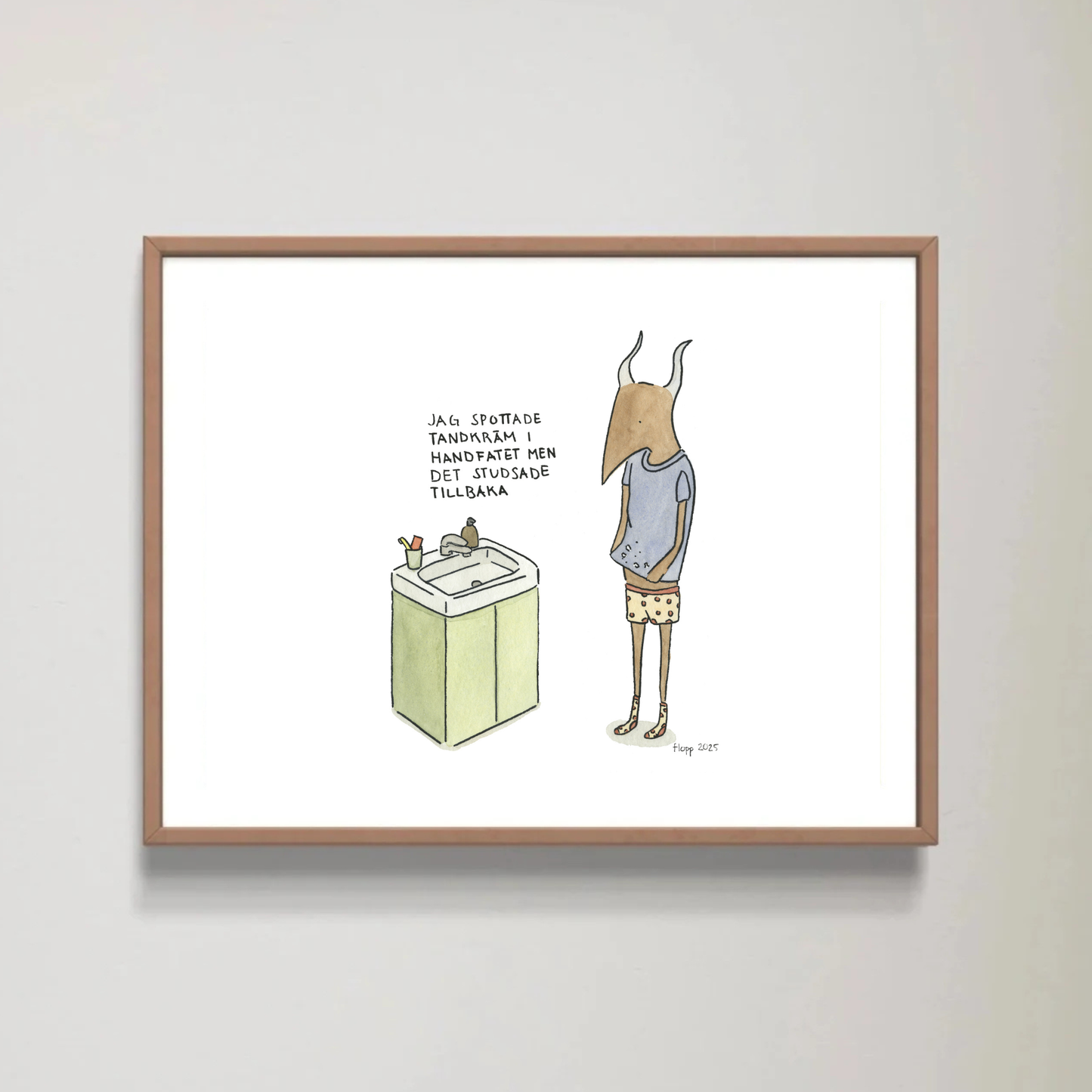 Tandkrämsfläckar - Poster