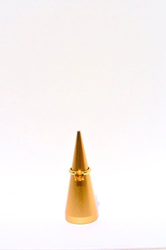 Léclaw Ring Gold Citrine
