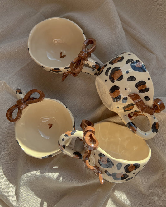 Leopard Rosett Mugg