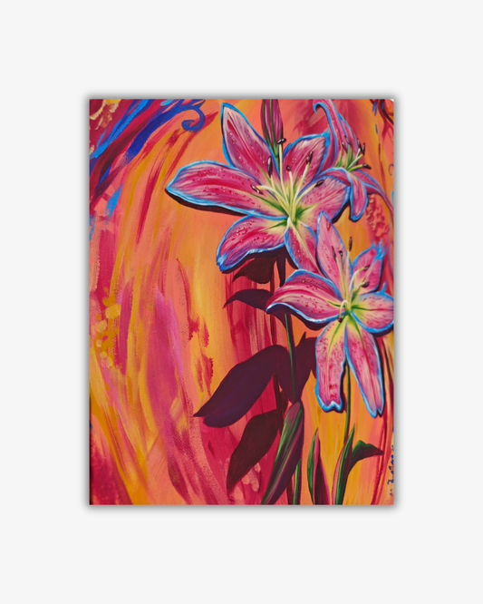 Lilies In The Wind Fine Art Giclée Print