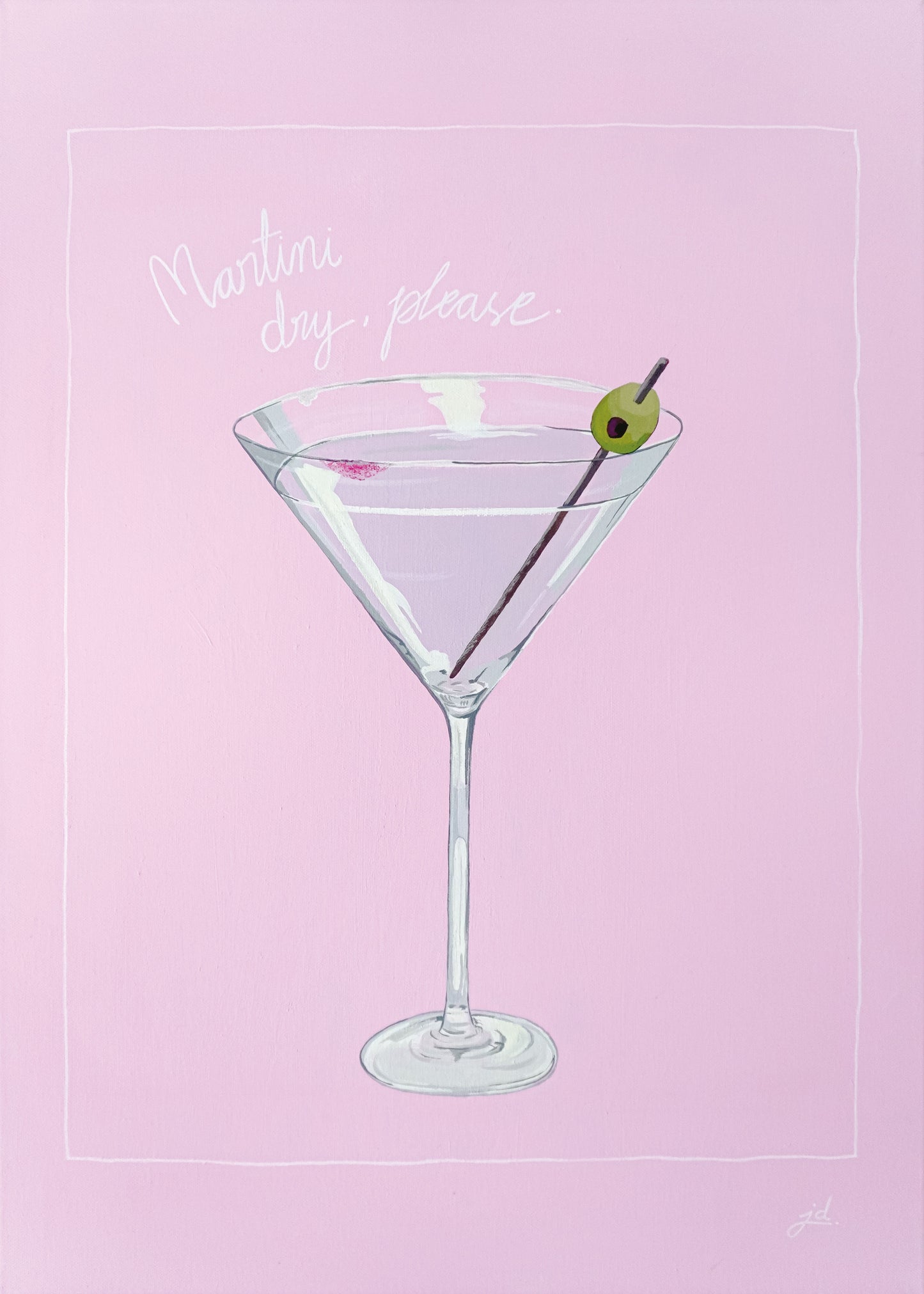 Martini dry - Poster