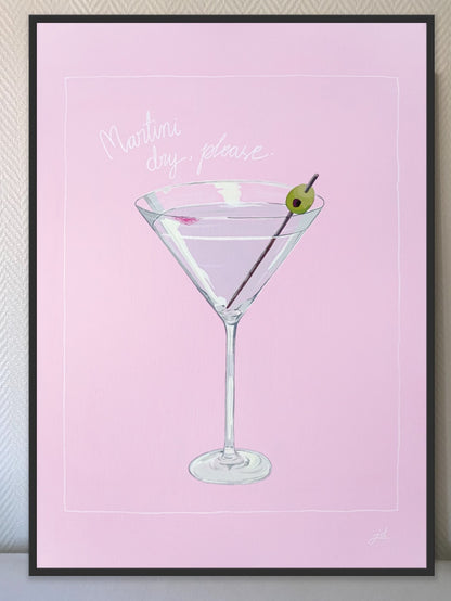 Martini dry - Poster