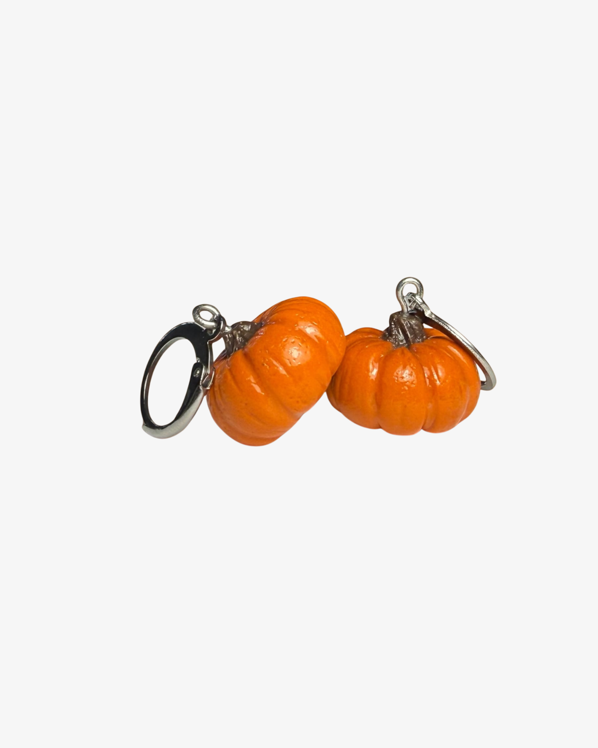 Miniature pumpkin earrings