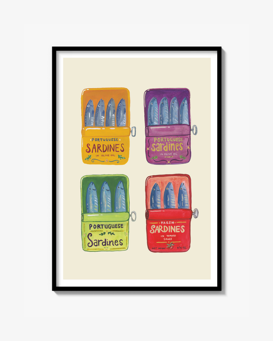 Four Sardines Poster