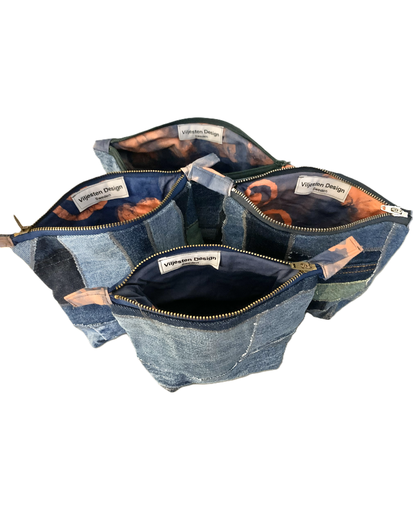 Make up bag denim 17