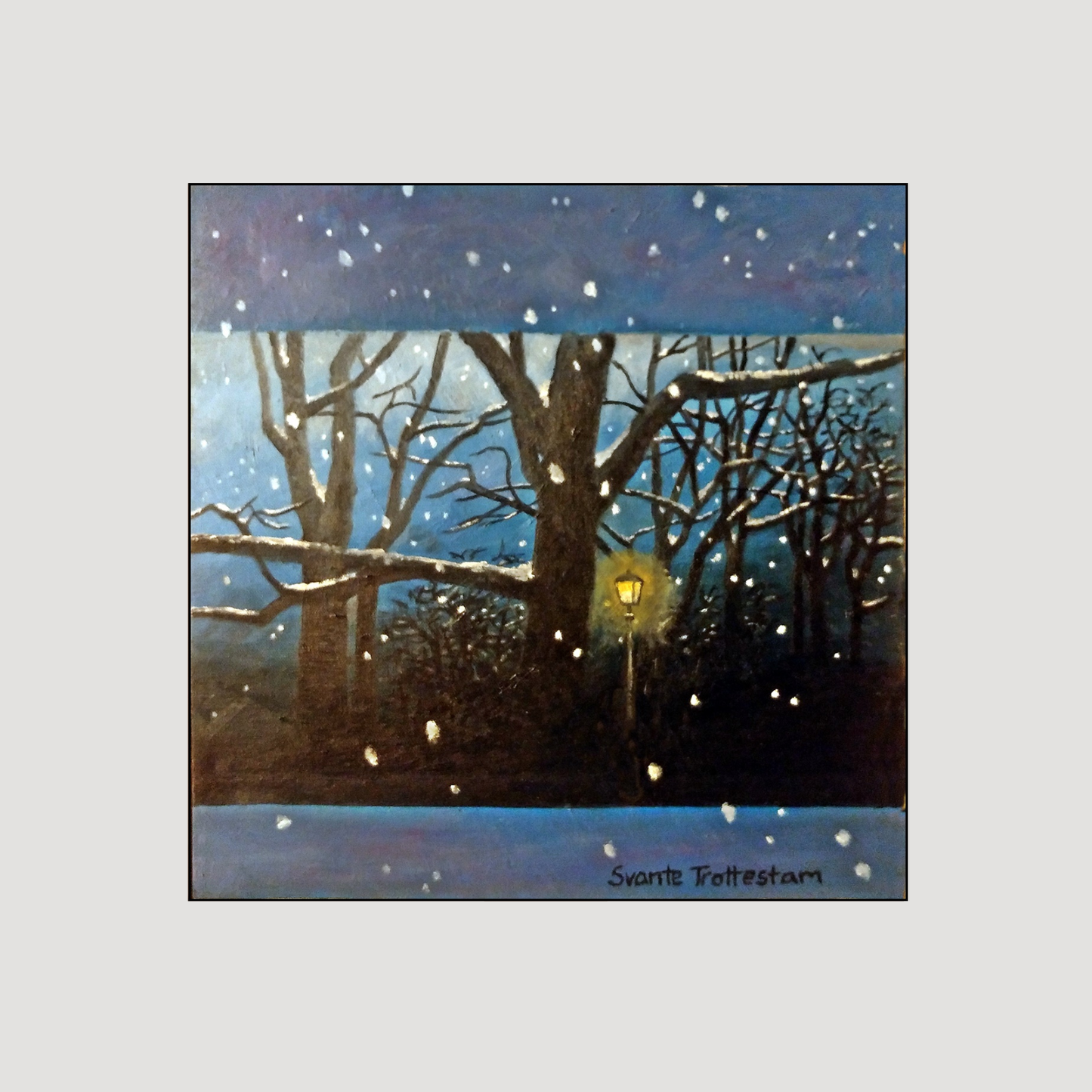 Winter Forest, original painting