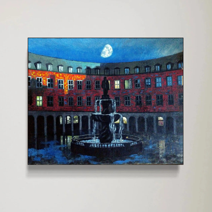 The Fountain, original painting