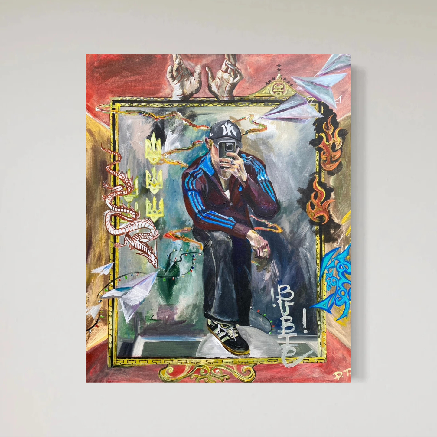 Acrylic Original Painting "War"