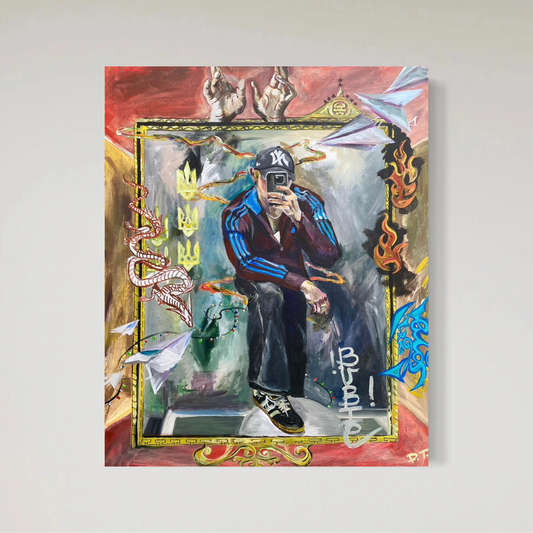 Acrylic Original Painting "War"