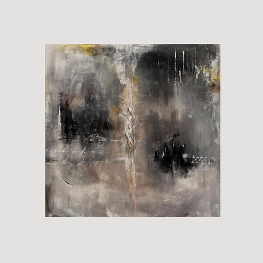 COURAGE, original acrylic & natural pigments painting